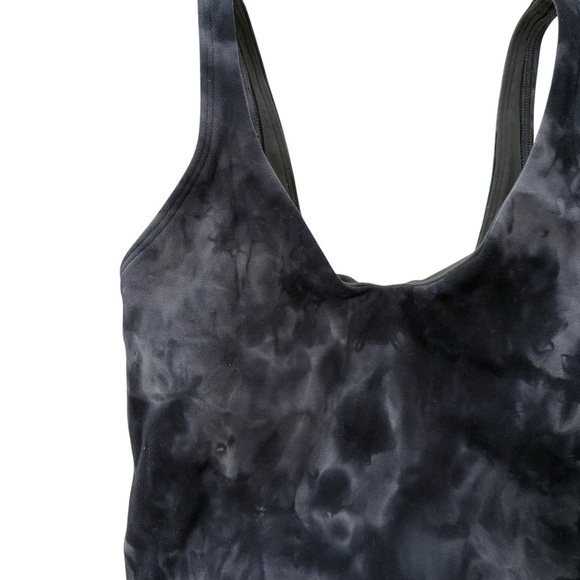 Lululemon Align Tank Top Diamond Dye Pitch Grey Graphite Size 0 - Picture 3 of 7